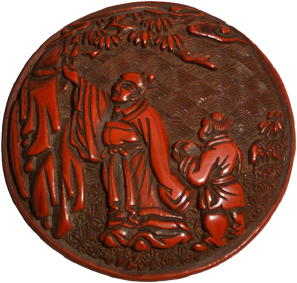 樹下人物図明末から清初